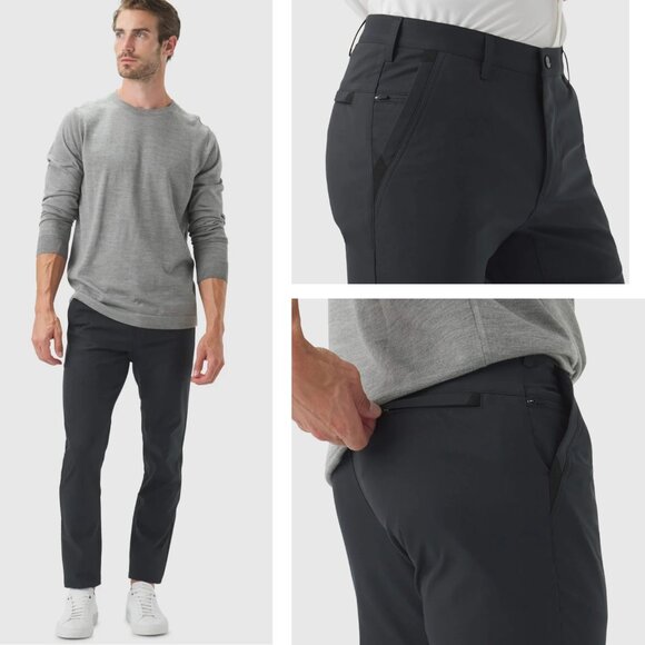 Jack Archer Space Black Jetsetter Tech Pant Slim Fit Pants - 35738